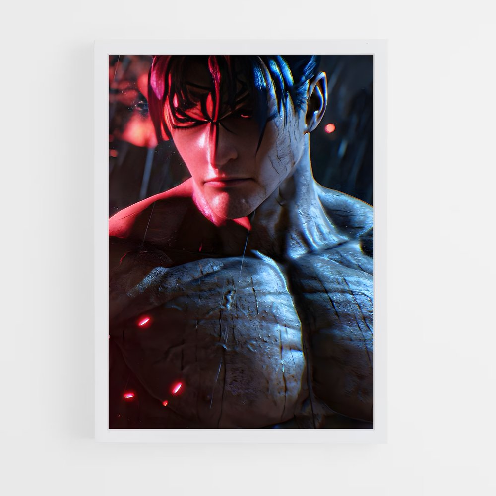 Poster Red Inferno – affiche Tekken (vue 3)
